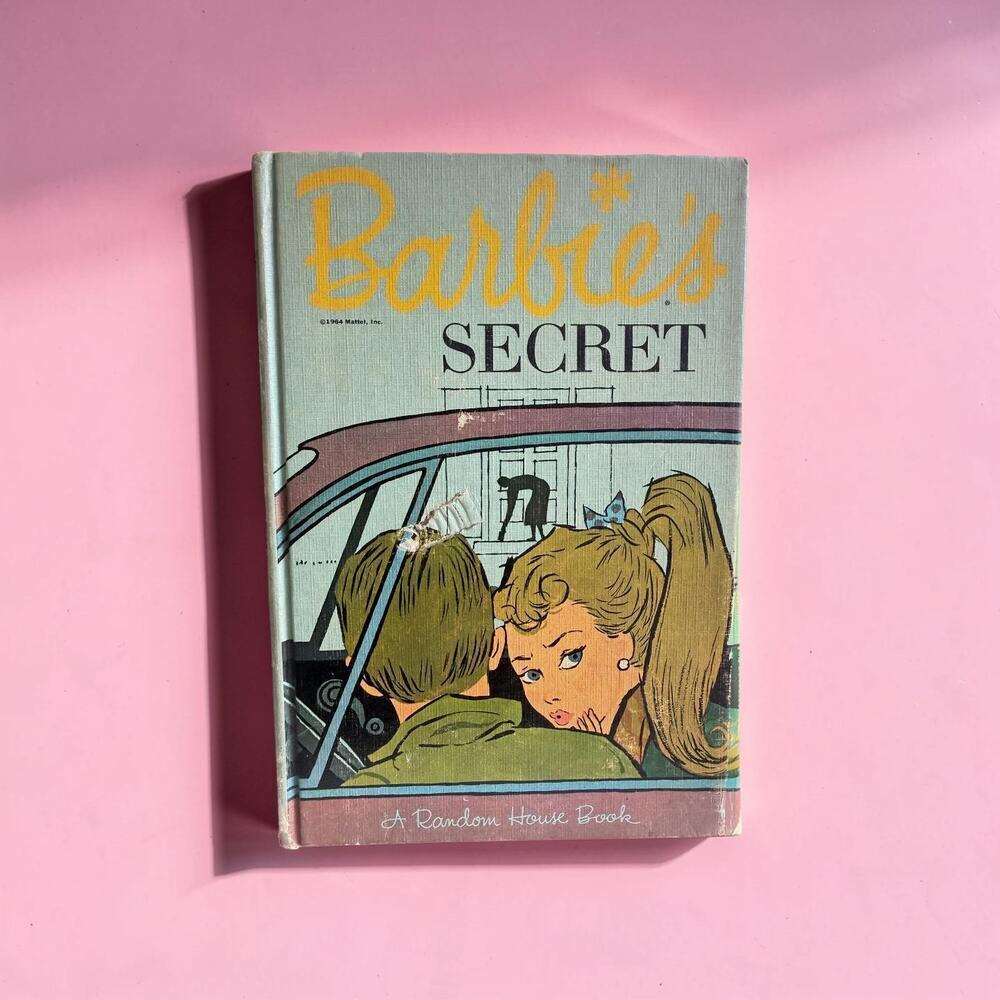 Vintage Barbie’s Secret 1964 Hardcover Book Random House Mattel Eleanor Woolvin